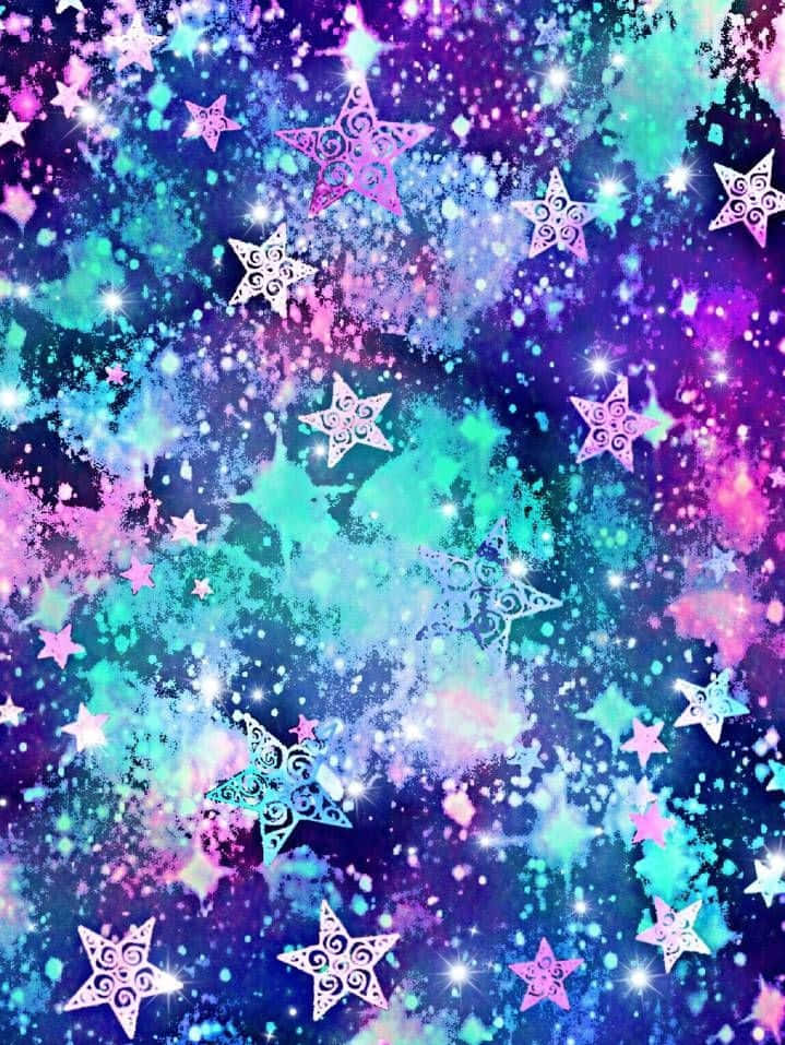 Glitter Star Galaxy Wallpaper