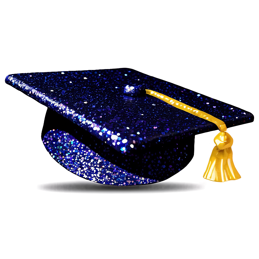Glitter Graduation Cap Png Wry PNG