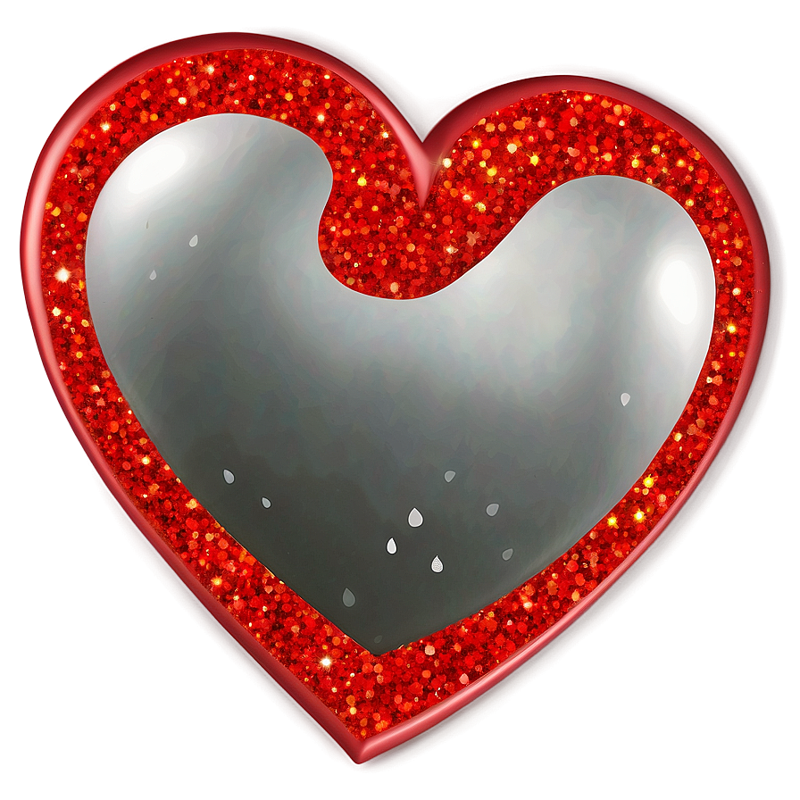 Glitter Heart Clipart Artwork Png 41 PNG