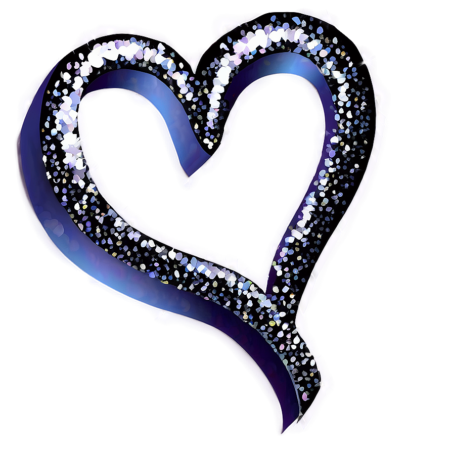 Glitter Heart Clipart Png Nqr35 PNG