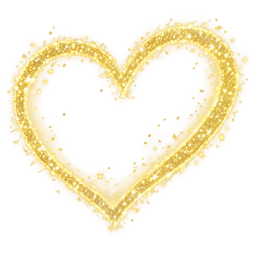 Glitter Heart Graphic Png 06202024 PNG