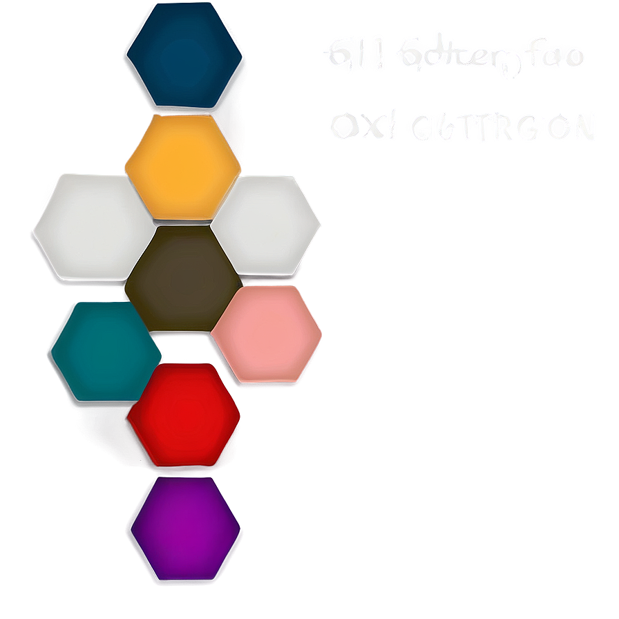 Glitter Hexagon Pattern Png Ely19 PNG