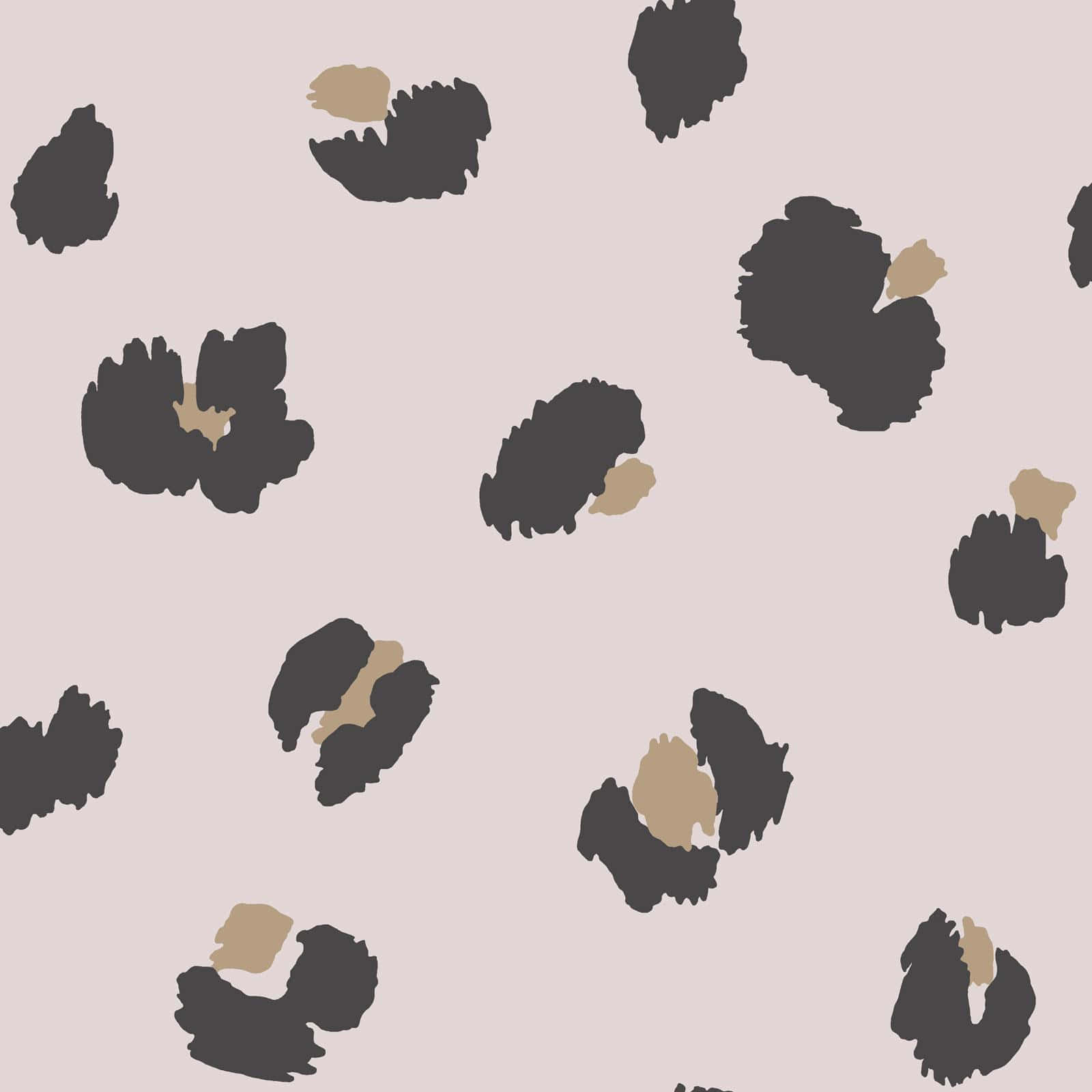 Vildoch Elegant - En Gnistrande Leopard Wallpaper