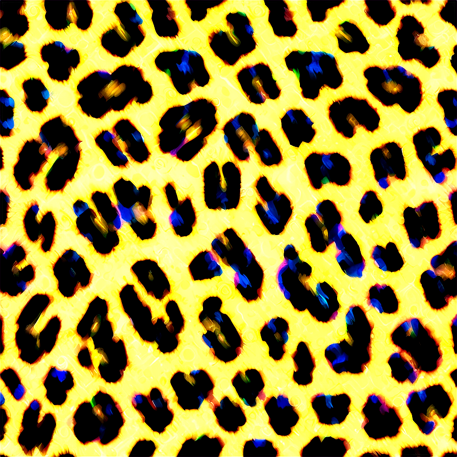 Glitter Leopard Pattern Png Lao PNG