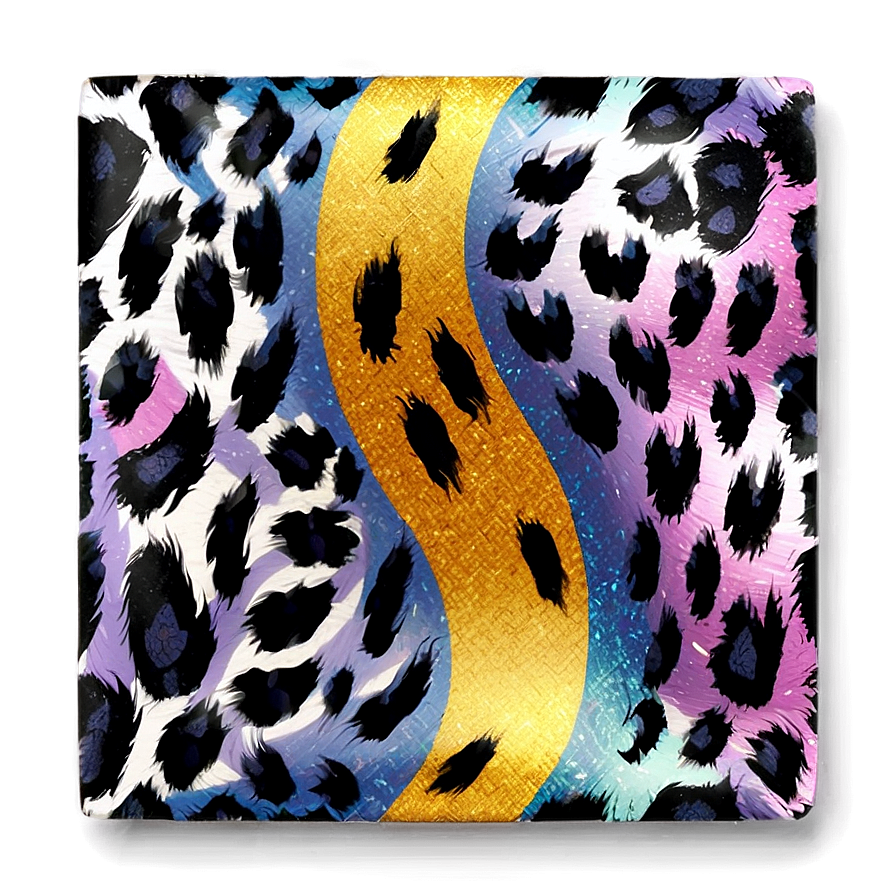 Glitter Leopard Pattern Png Rxi PNG