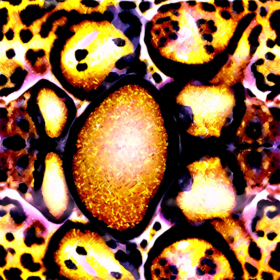 Glitter Leopard Pattern Png Xgj33 PNG
