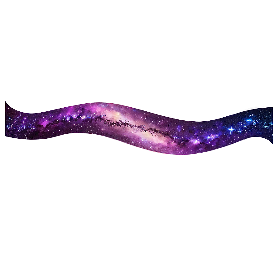 Glitter Line Galaxy Png 06272024 PNG