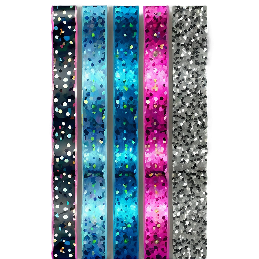 Glitter Line Ribbon Png Owe PNG