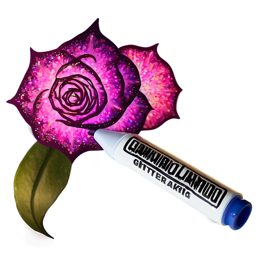 Glitter Markers Compilation Png Fwk93 PNG