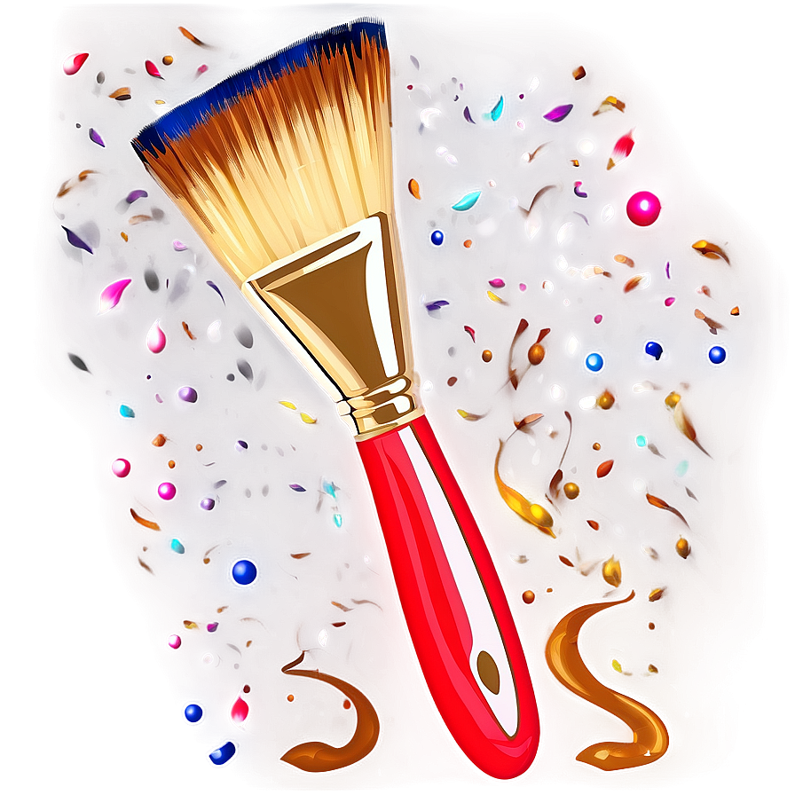 Glitter Paint Brush Png 17 PNG