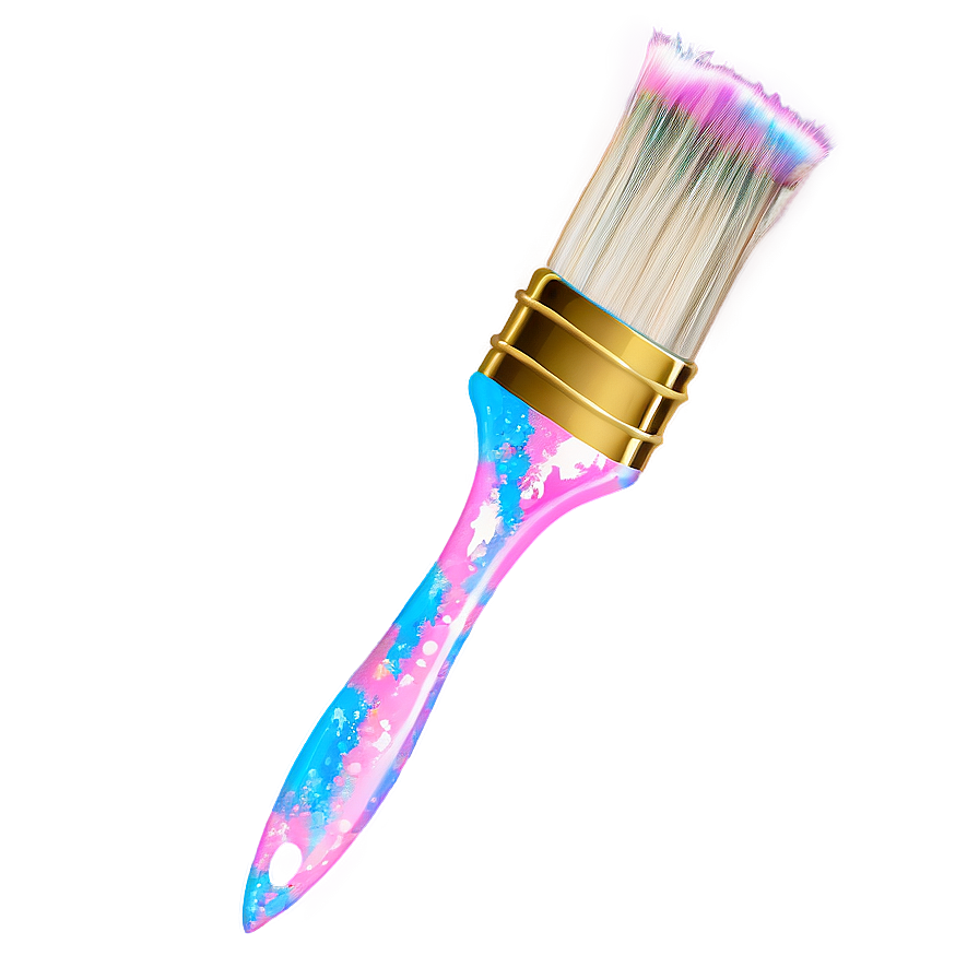 Glitter Paint Brush Png 26 PNG