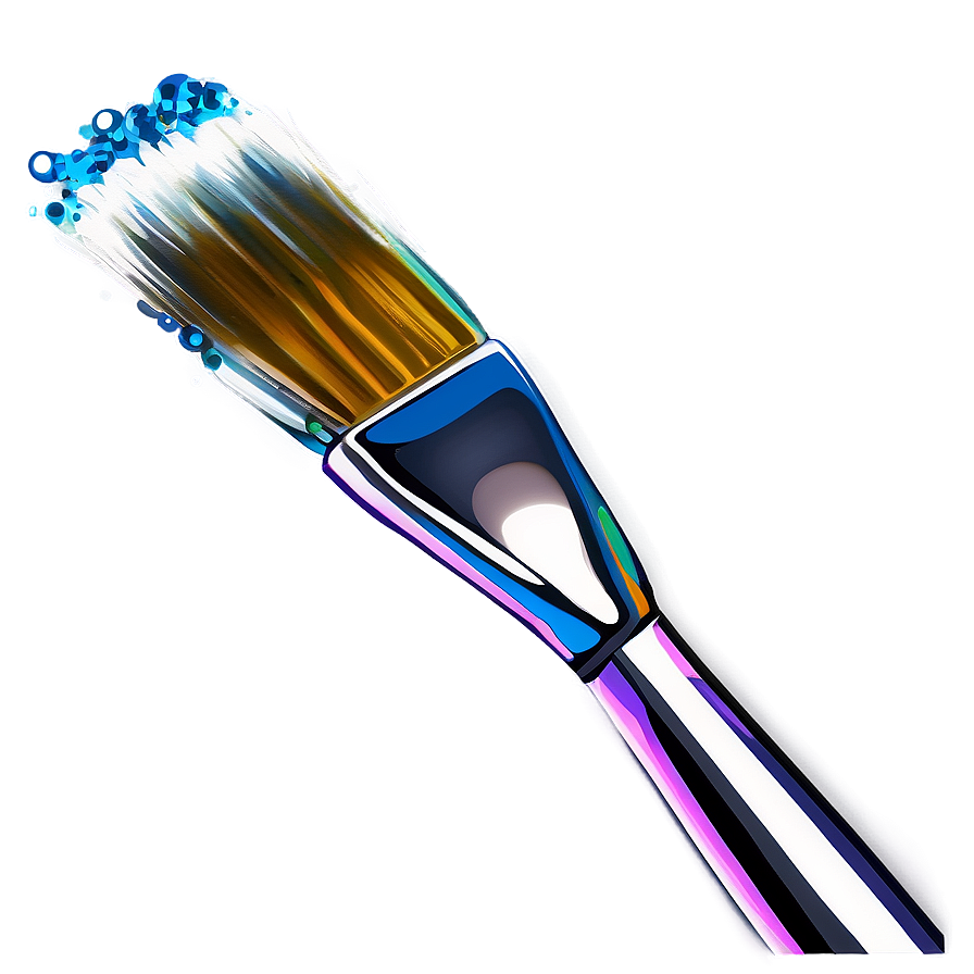 Glitter Paint Brush Png Snj PNG