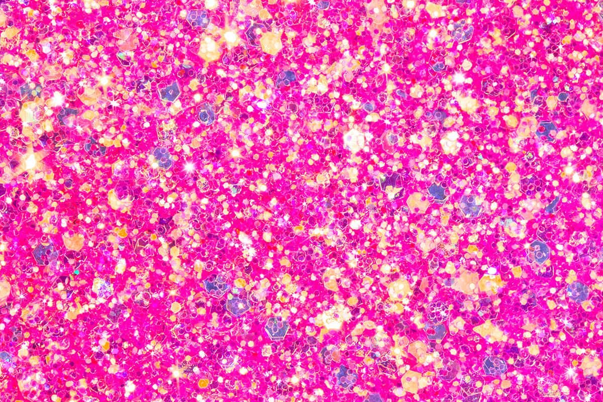 Glitter Pink Floor Confetti Background