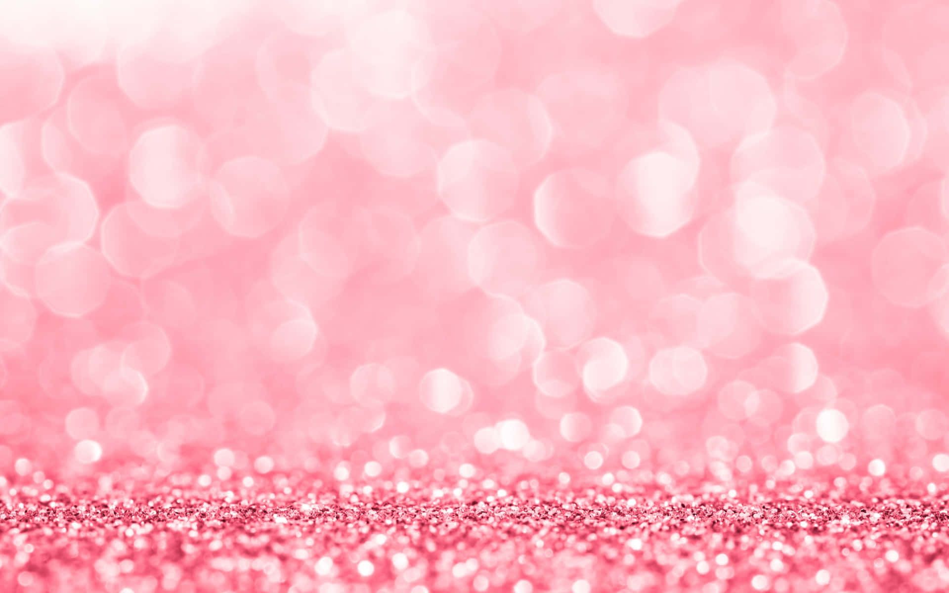 Pink Glitter Background With Bokeh
