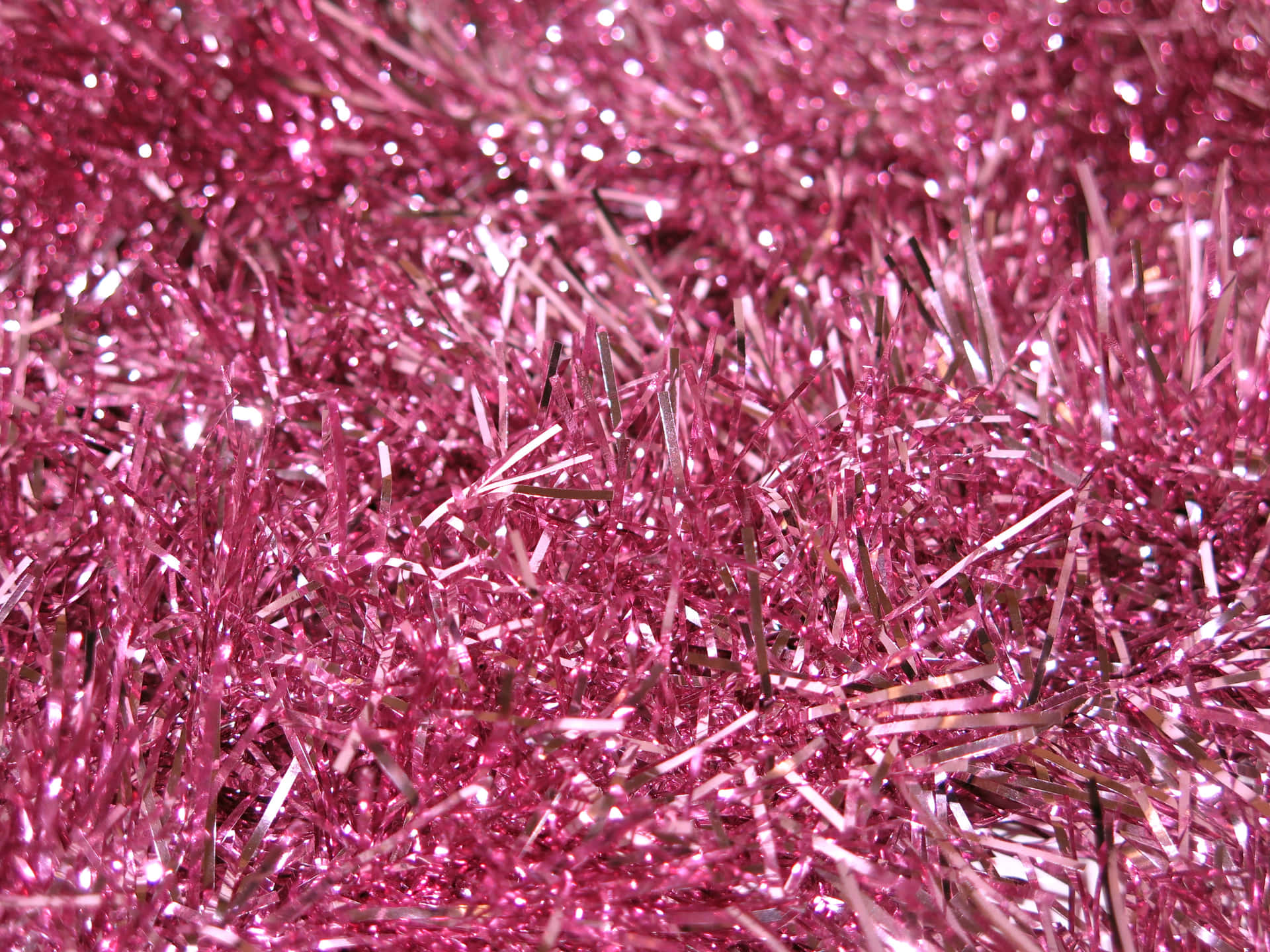 Glitter Pink Shredded Ribbons Background