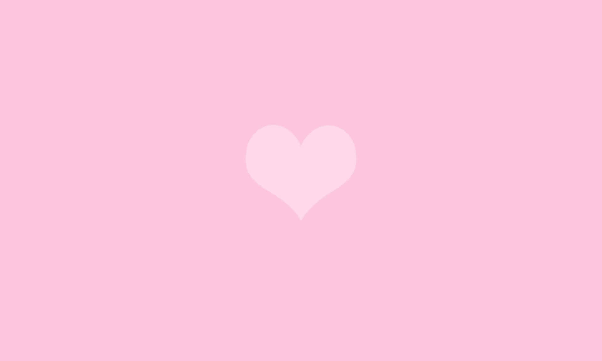 Verbreitedie Liebe Mit Funkelnden Rosafarbenen Herzen Wallpaper