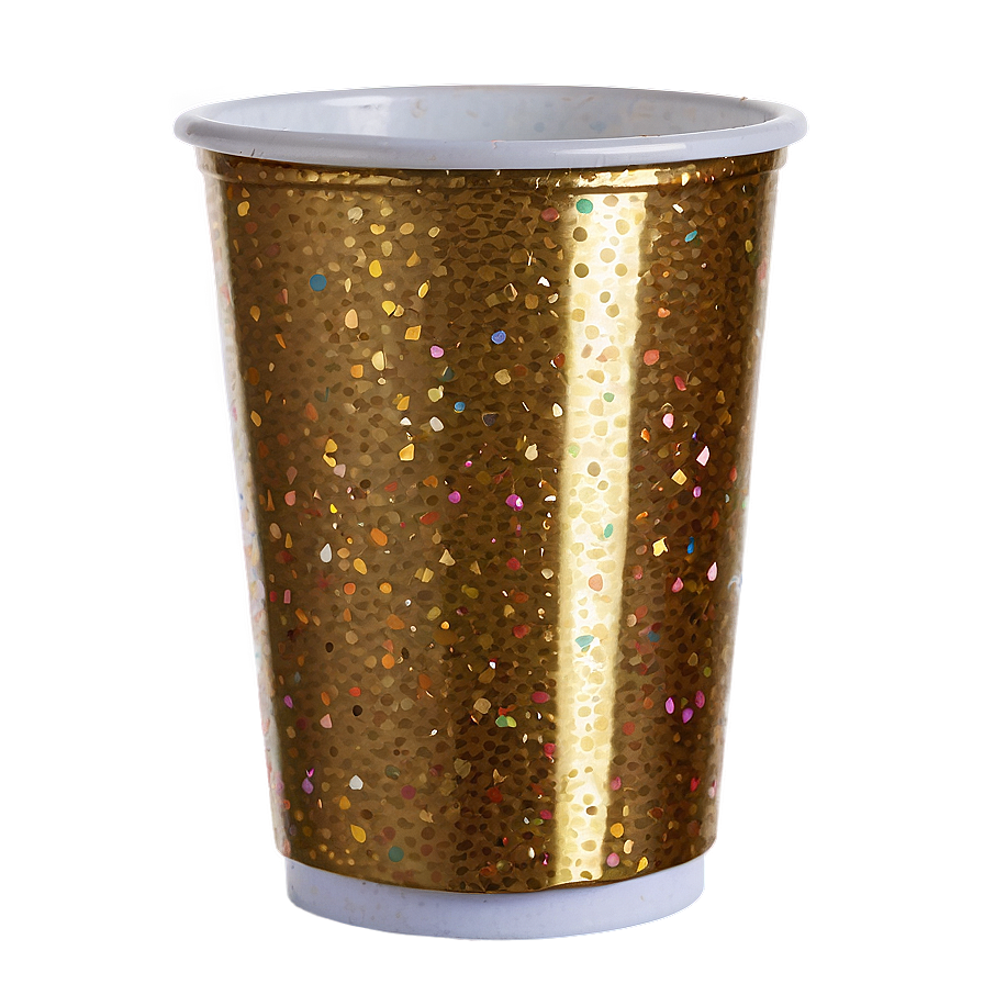 Glitter Plastic Cup Png 06132024 PNG