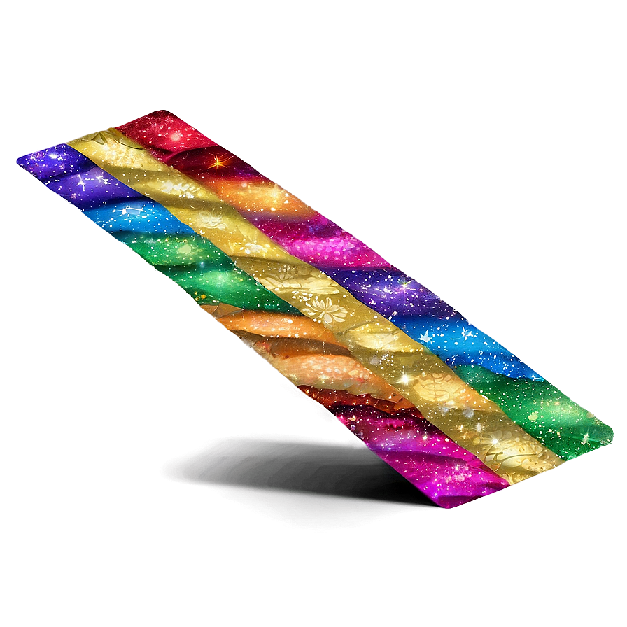 Glitter Rainbow Path Png 05032024 PNG