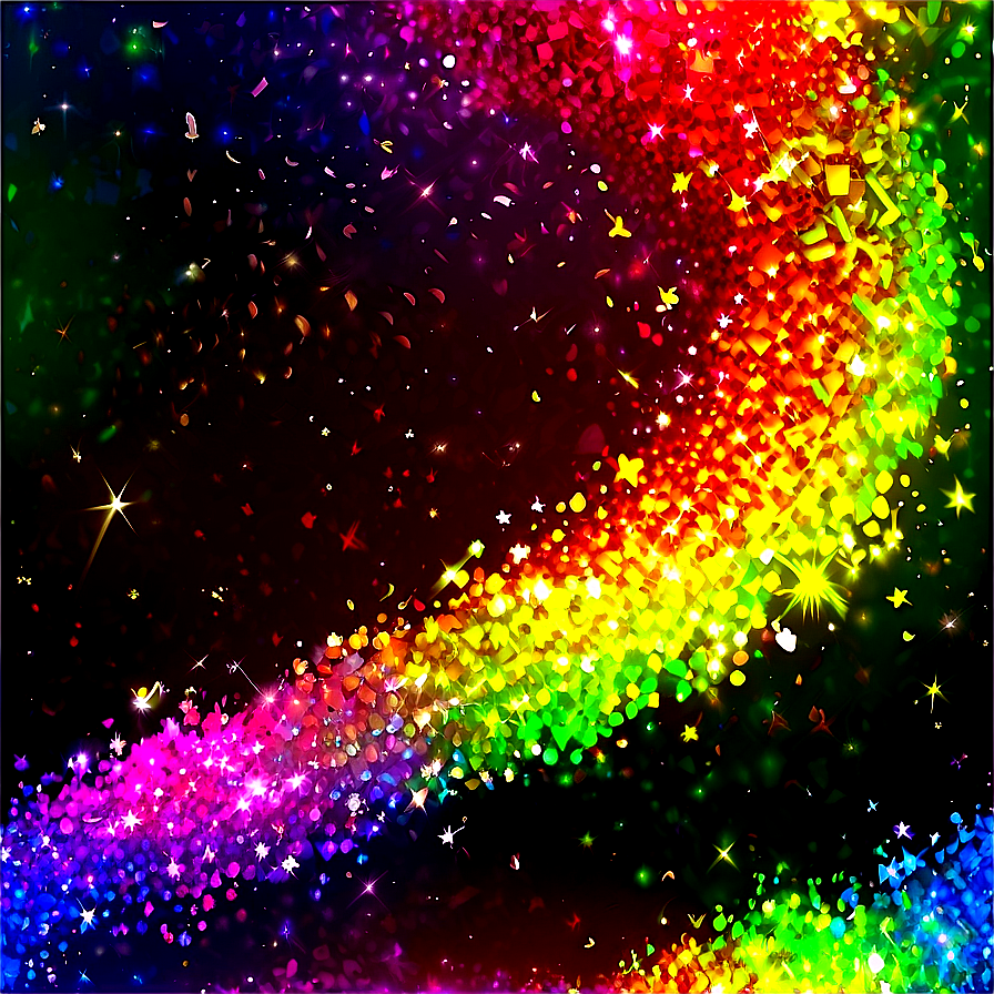 Glitter Rainbow Path Png Jep PNG