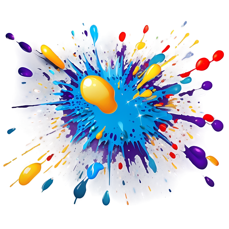 Glitter Splat Png 51 PNG