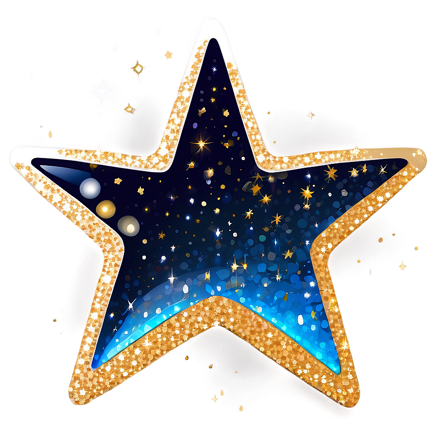 Glitter Star Clipart Png Tjd7 PNG