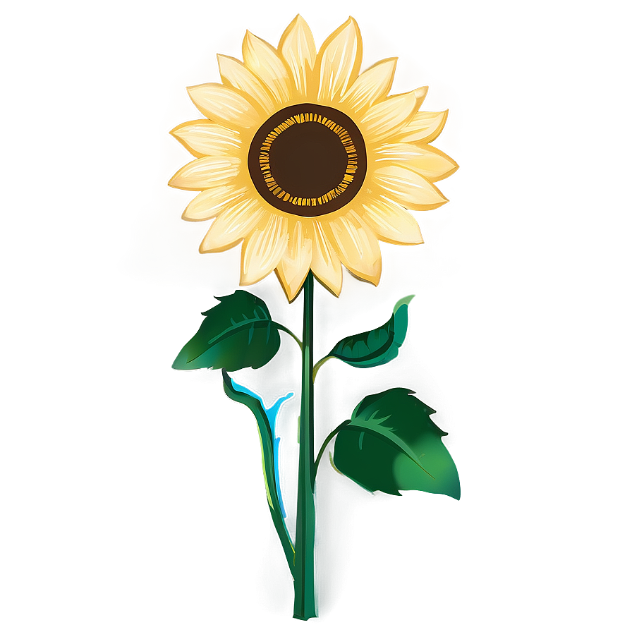 Glitter Sunflower Transparent Png 78 PNG