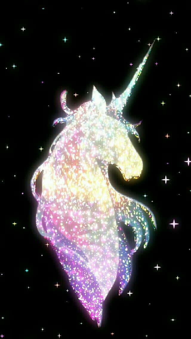 Download Glitter Unicorn Background | Wallpapers.com