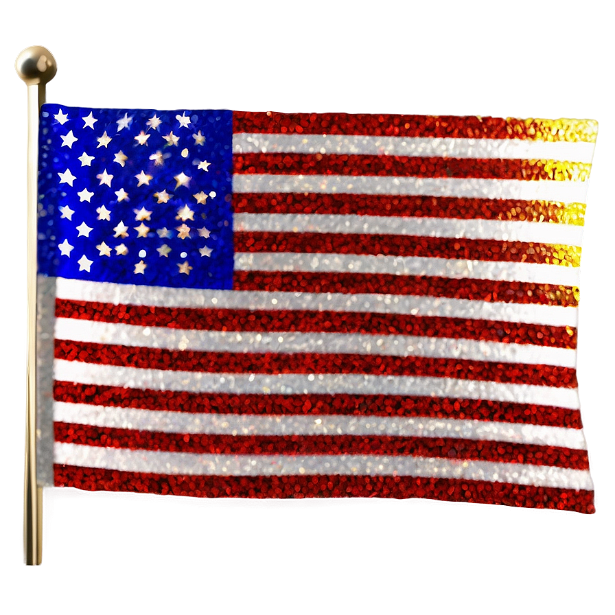 Glitter Usa Flag Png Ati16 PNG