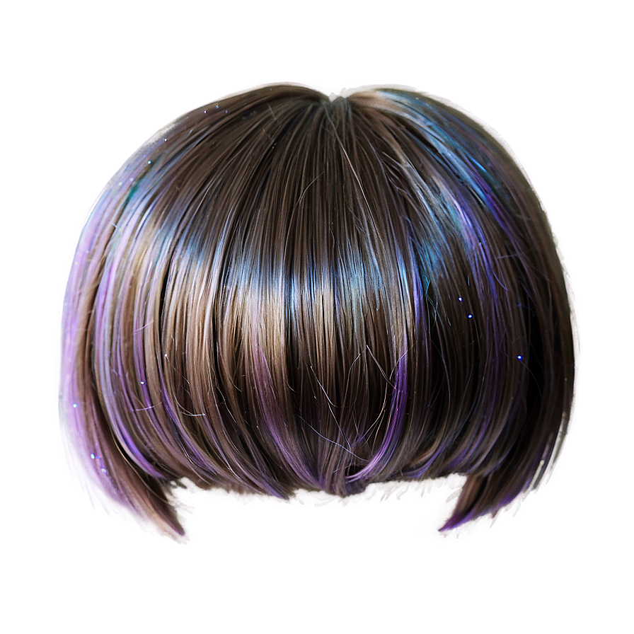 Glitter Wig Png 05252024 PNG