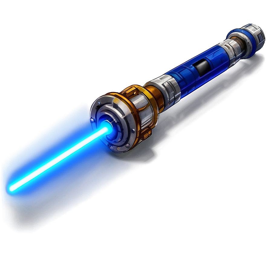 Glittering Blue Lightsaber Beam Png Ggs51 PNG