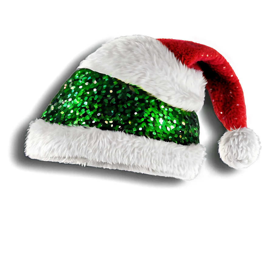 Glittering Christmas Hat Png Cvm18 PNG