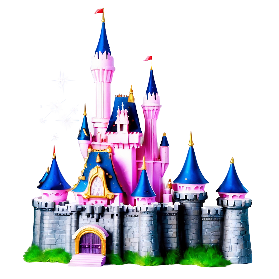 Download Glittering Disney Castle Png 05242024 | Wallpapers.com