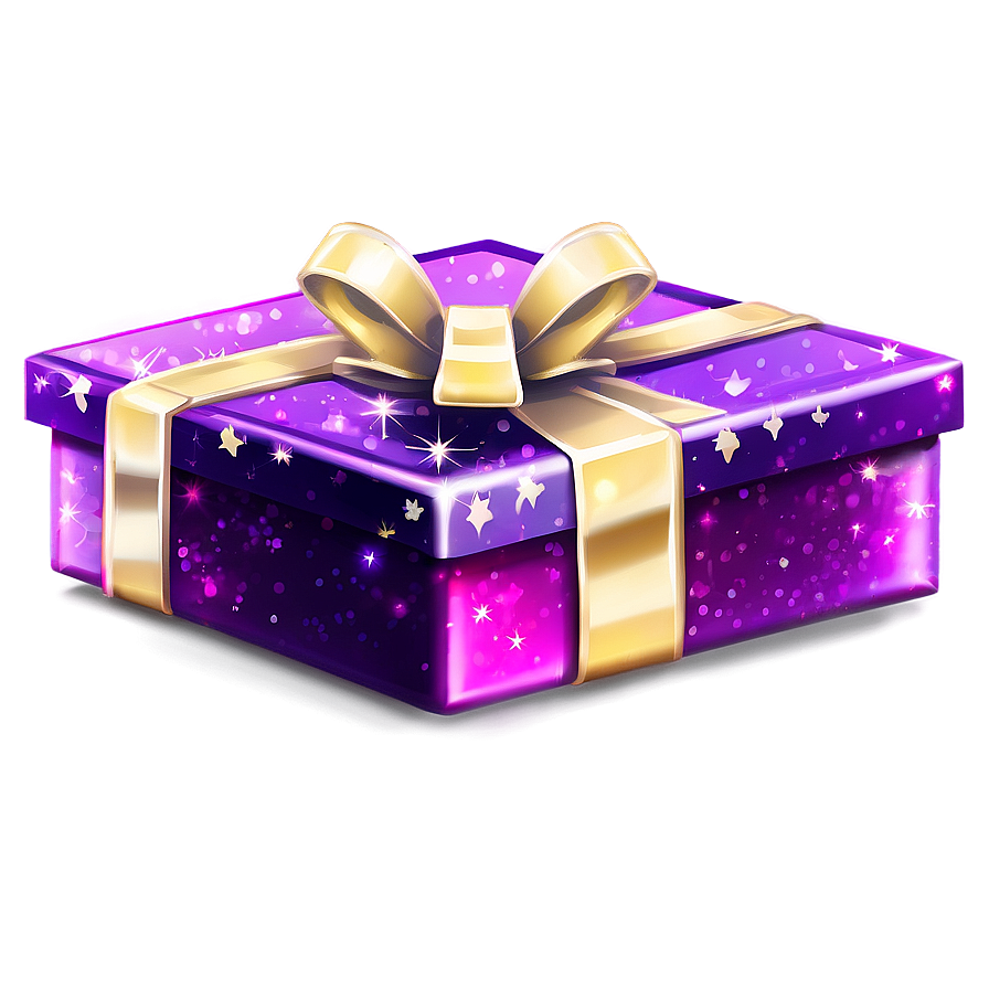 Download Glittering Gift Box Png Chi | Wallpaperscom