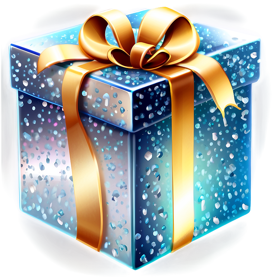 Glittering Gift Box Png Udb PNG