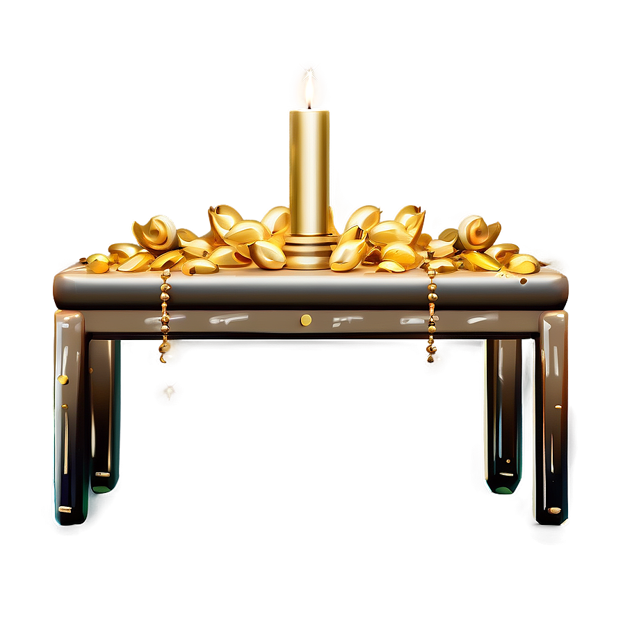 Glittering Gold Altar Png 06242024 PNG