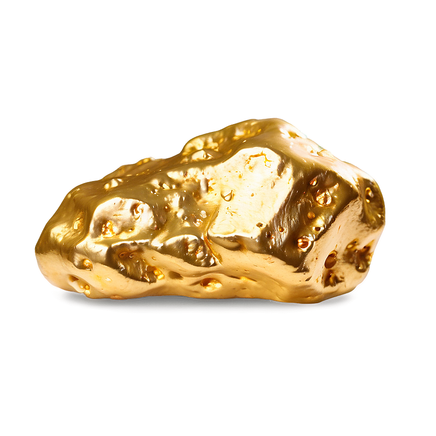 Glittering Gold Nugget Png 06132024 PNG