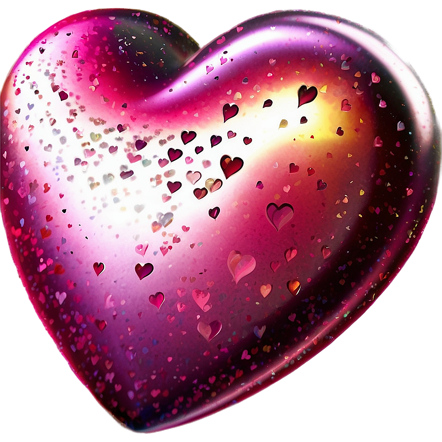 Glittering Heart Png 05232024 PNG