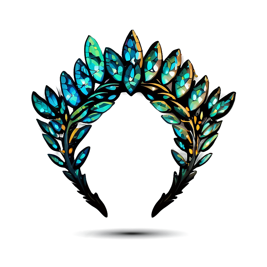 Glittering Laurel Crown Png Vxg PNG