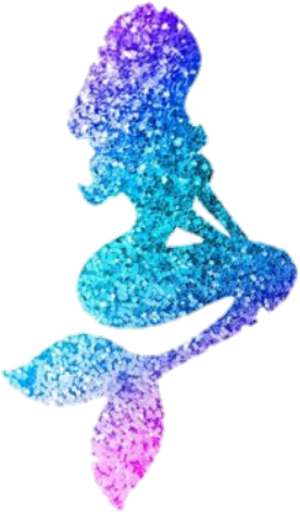 Glittering Mermaid Tail PNG