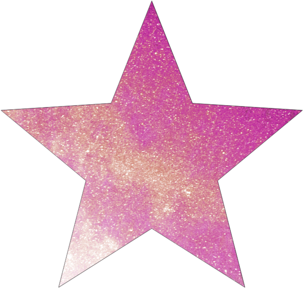 Glittering Purple Star PNG