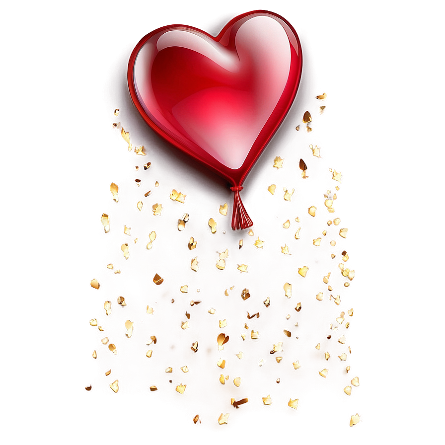 Glittering Red Heart Emoji Png Fkk PNG