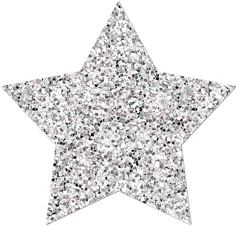 Glittering Star Texture PNG