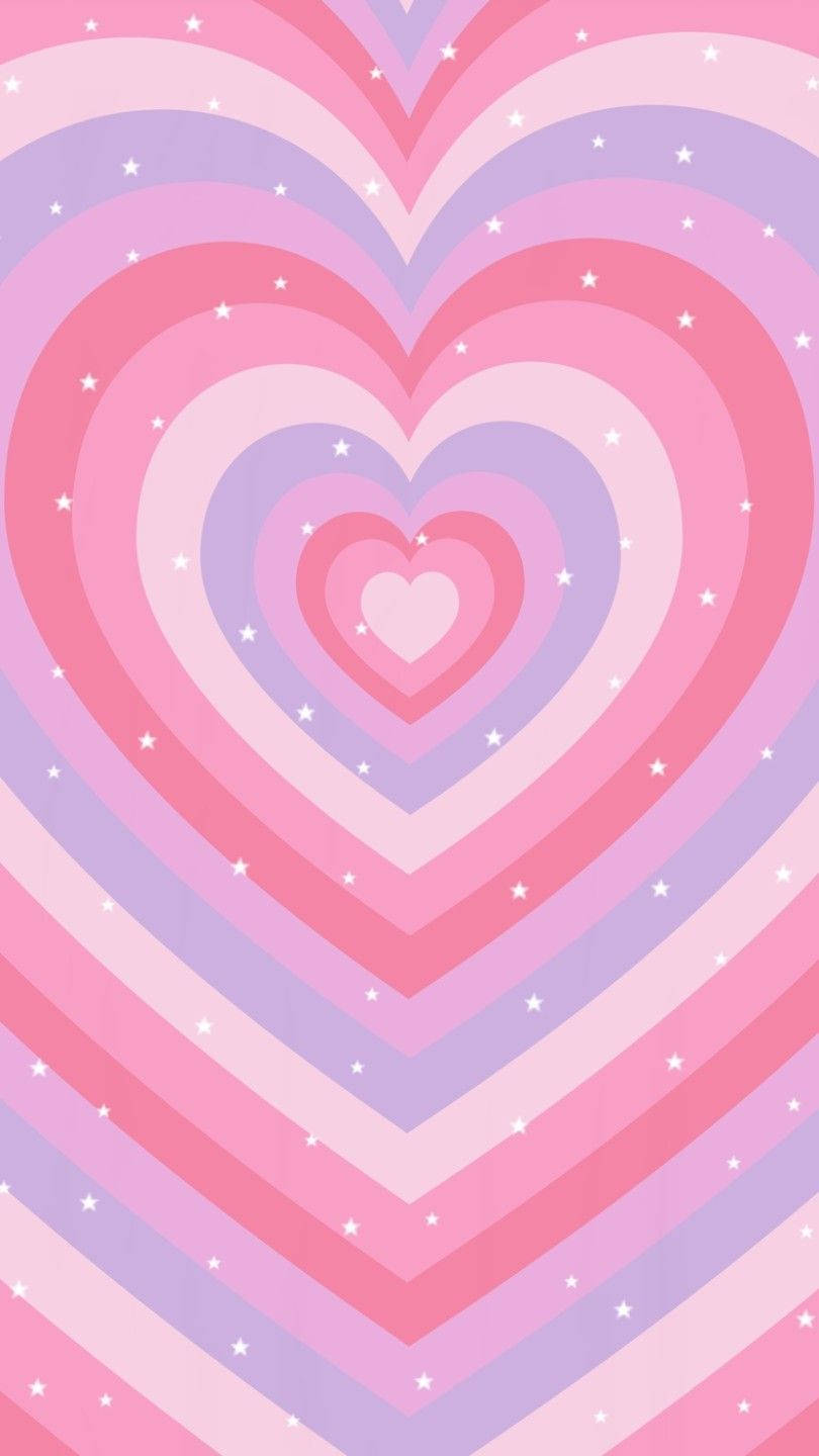 Glittering Wildflower Heart Wallpaper