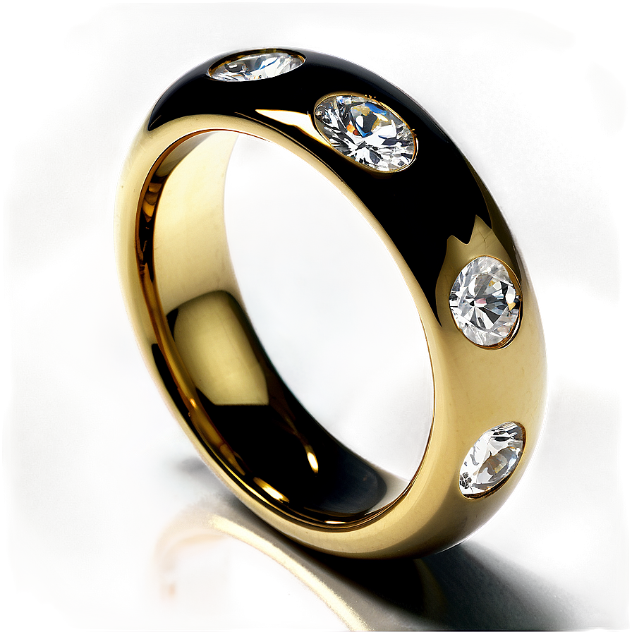 Glittering Zirconia Rings Png Qey PNG