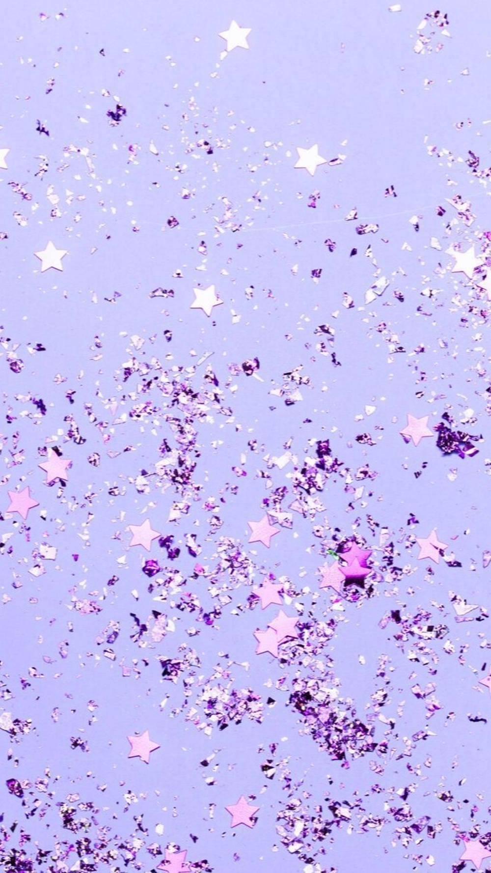 Glitters On Purple Aesthetic Iphone Display Picture