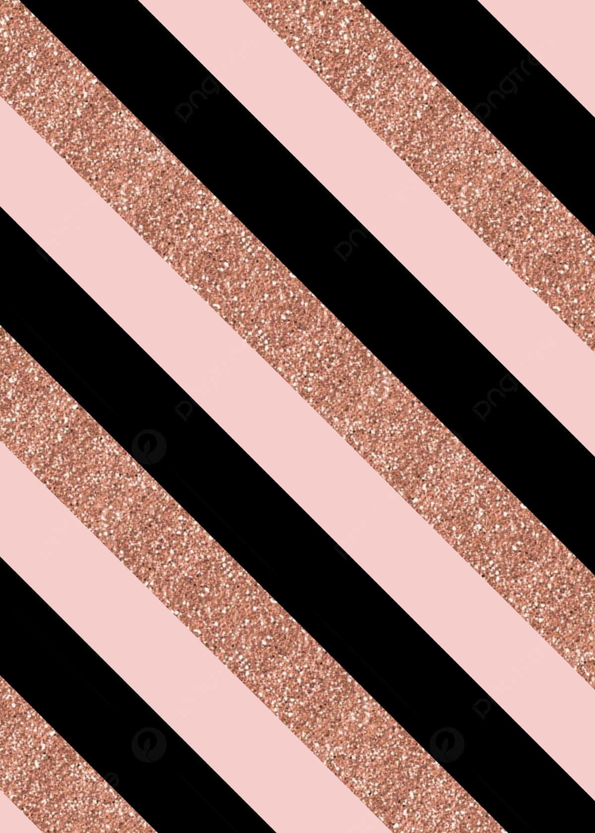 A Pink And Black Glitter Striped Pattern