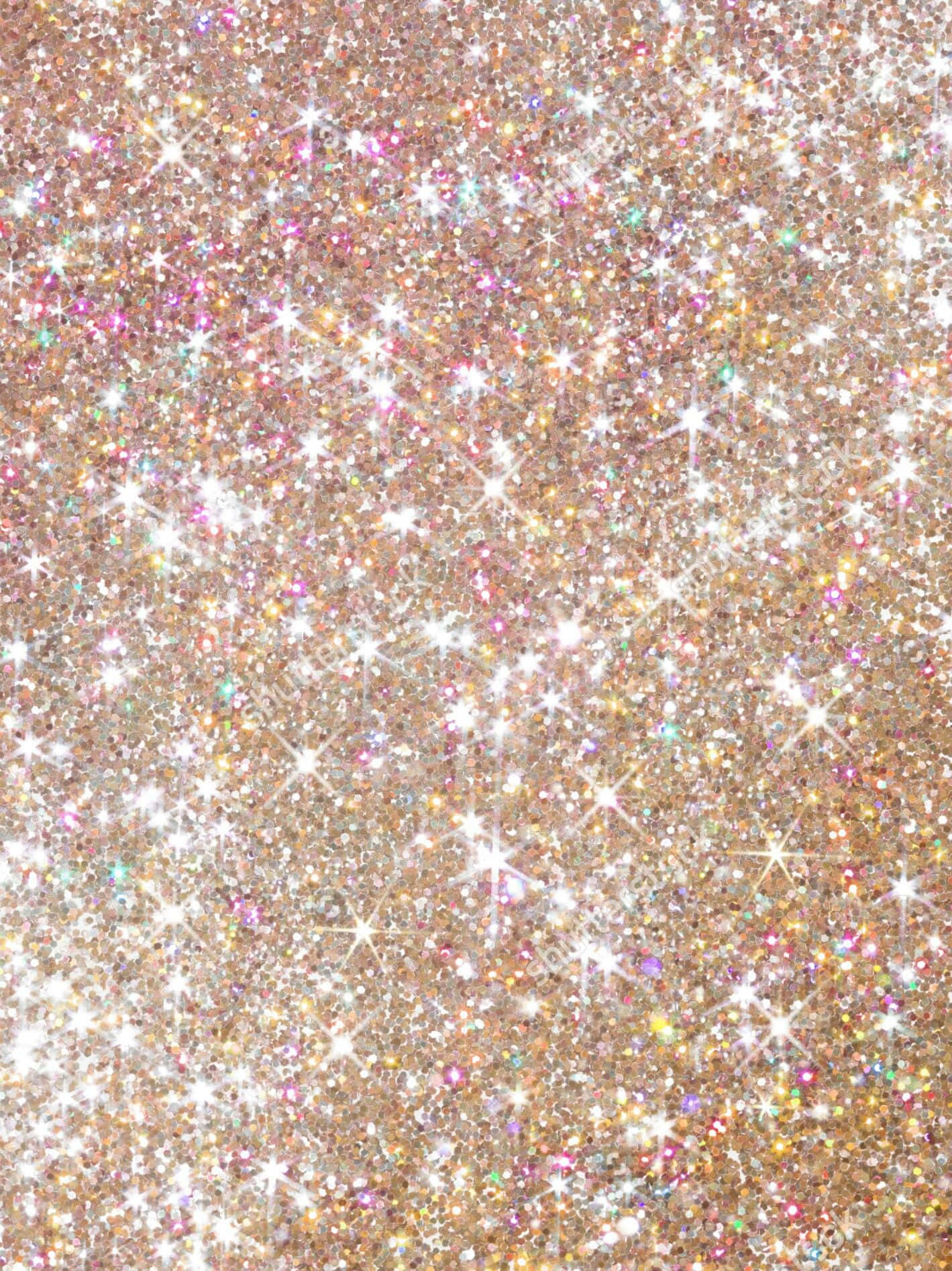A Close Up Of A Glittery Background
