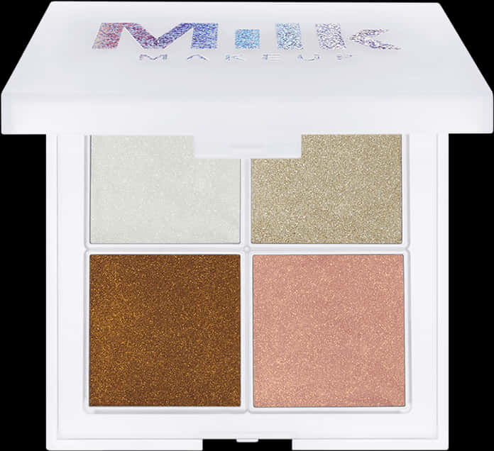 Glittery Eyeshadow Palette Quad PNG