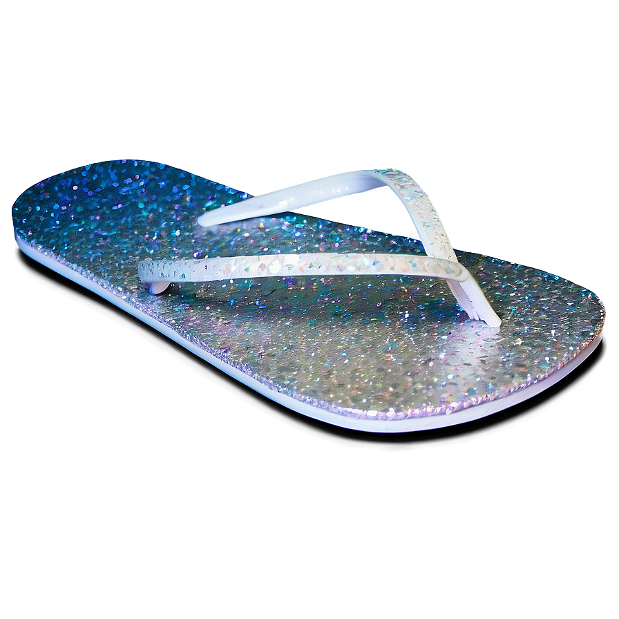 Glittery Party Flip Flop Png 06132024 PNG