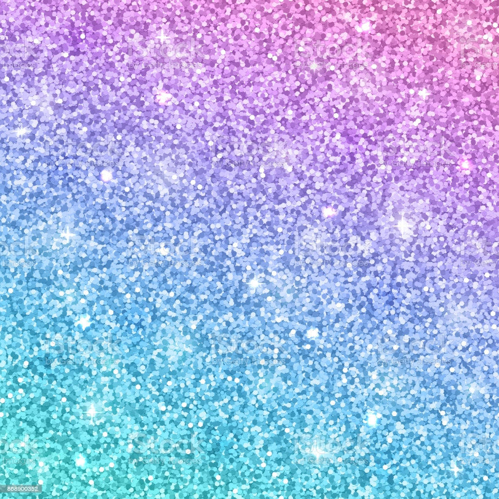 Glittery Pink And Blue Wallpaper